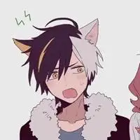 猫耳男兔耳女情侣头像一对