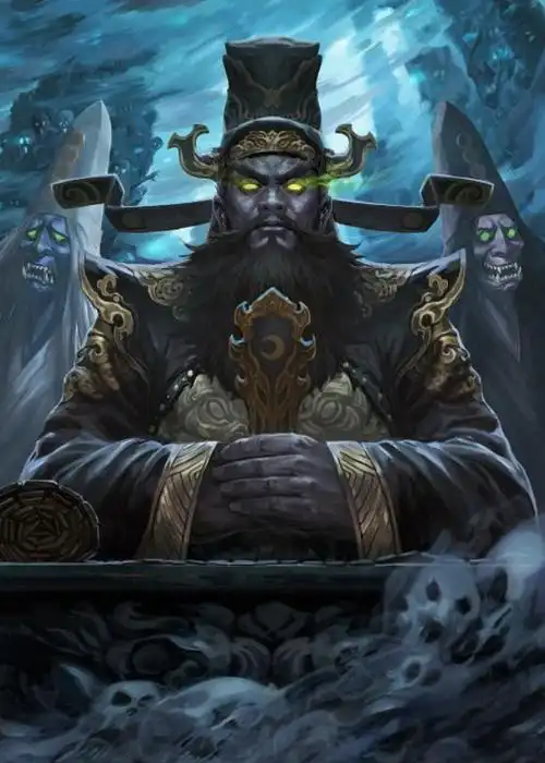 关于阎王的神话故事在民间流传甚广,阎王被认定为地狱的最高长官.