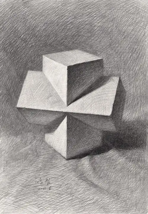 匡鹏智素描几何体入门教程入门教程老泥鳅素描论坛