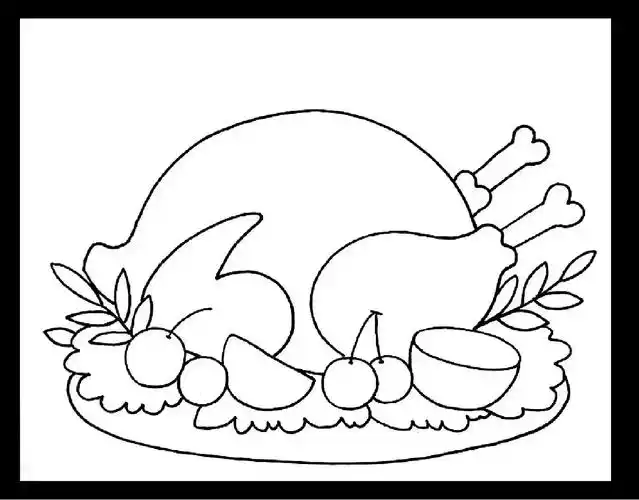 儿童创意美术#烤鸡#创意美术儿童画