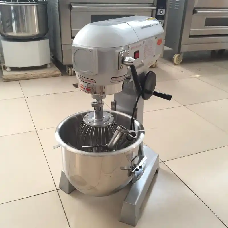 源头工厂批发b20 b30升小型食品搅拌机商用打蛋机立式不锈钢和面机