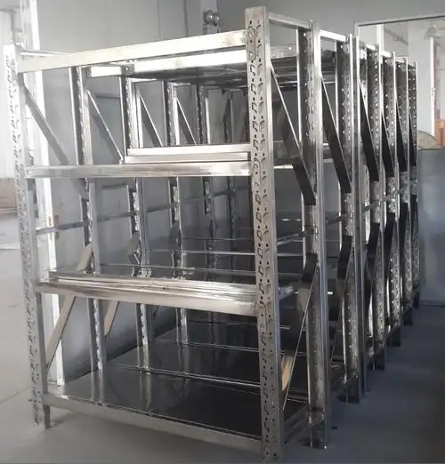 仓库置物架不锈钢不锈钢货架仓库重型仓储货架家用地下室酒架实验室