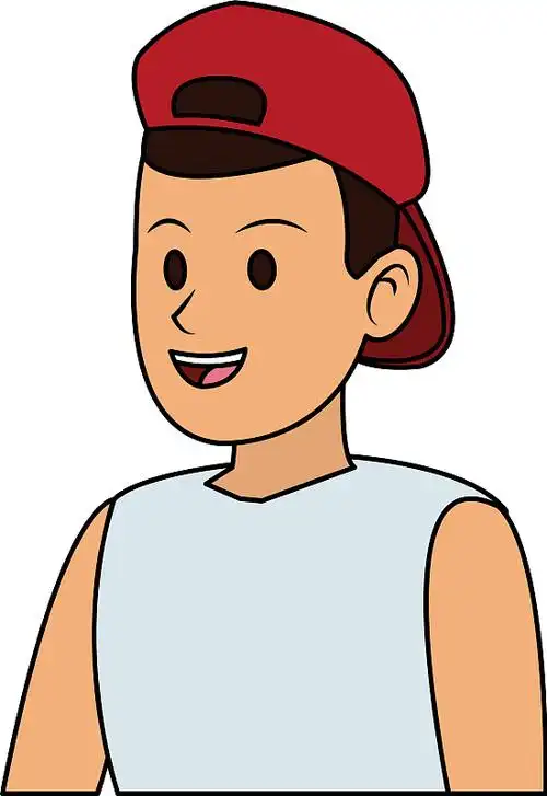 帅气的年轻人,反戴棒球帽—正版高清下载,购买_视觉中国图片素材中心