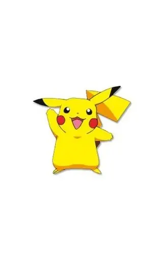 白色背景的皮卡丘卡通壁纸