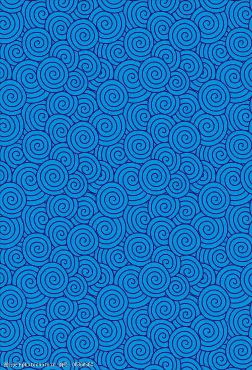 蓝色祥云底纹图片