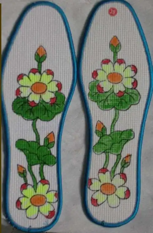 荷花纯手工鞋垫花样图 - 搜狗图片搜索