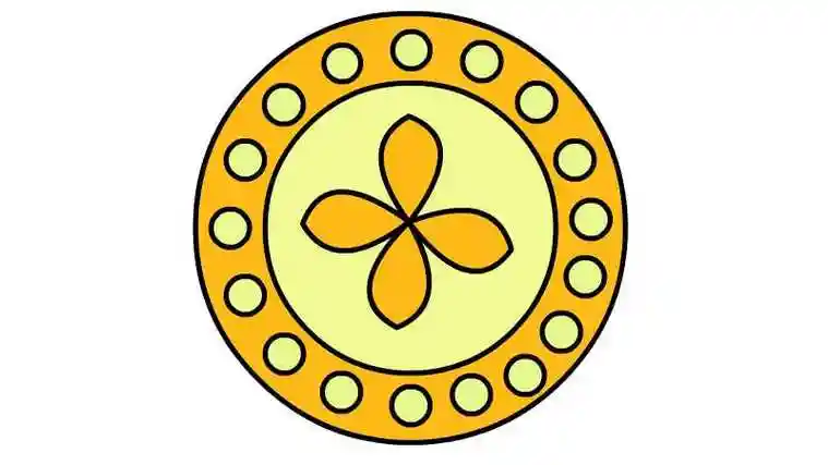 创意卡通盘子简笔画