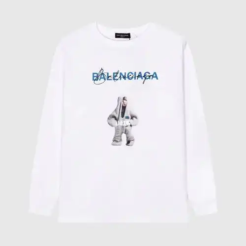 balenciaga22fw新款巴黎宝宝长袖t恤