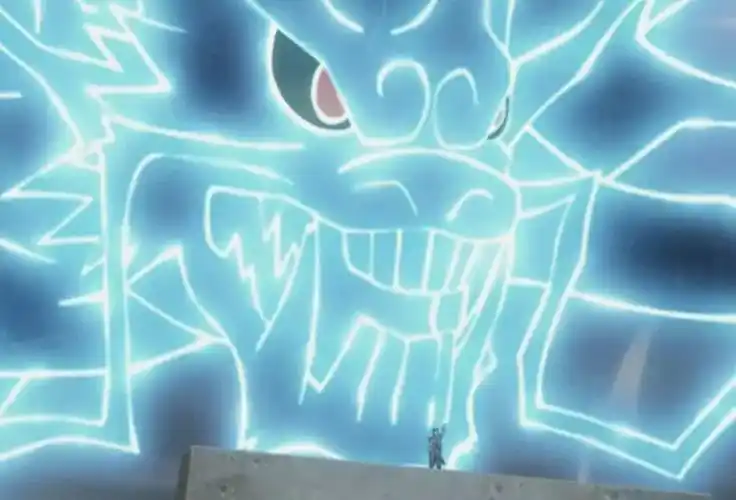 在与浦式的战斗中,佐助还用出了自己的绝学"麒麟"!