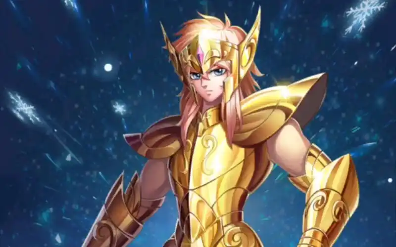 圣斗士星矢正义传说最新斗士!水瓶黄金圣衣冰河.