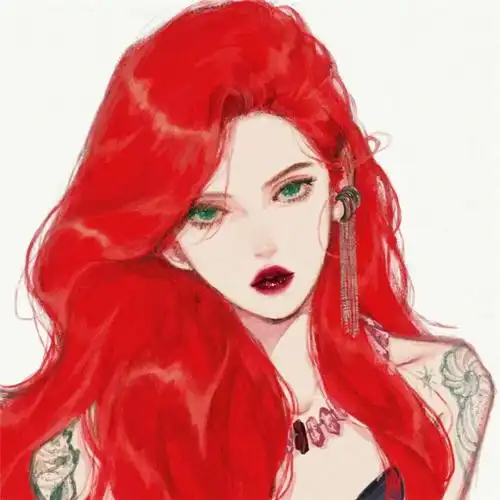 暗黑系迪士尼公主头像