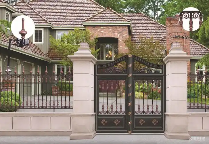 别墅大门围墙装修效果图-保驾护航装修网
