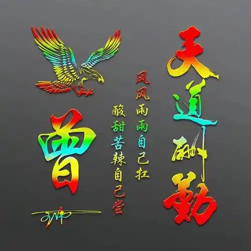 姓氏头像第9期,2023最新一帆风顺3d金属大气励志头像,有你的吗?