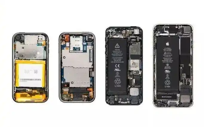 『题外话』全视历代 apple iphone 的内部完整结构