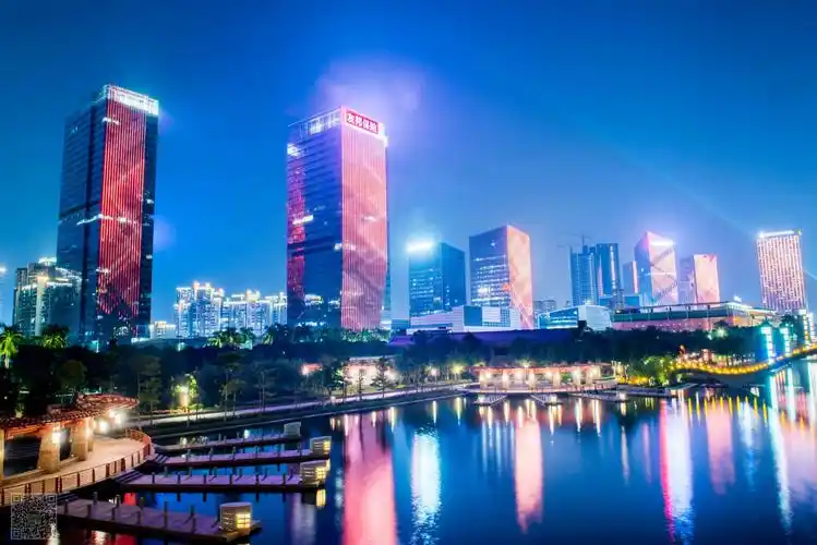 我和我的家乡～佛山||千灯湖灯光秀