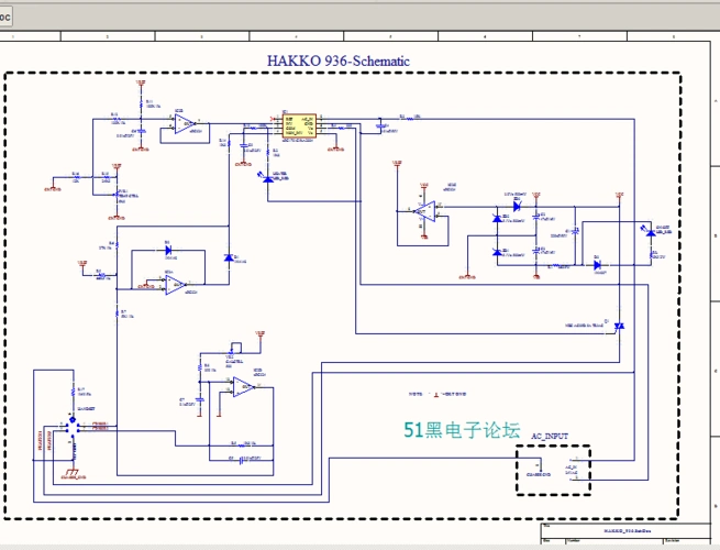 936型电烙铁温控板原理图和pcb分享
