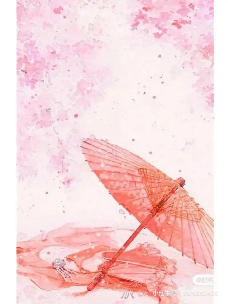 粉色系古风背景壁纸来啦!