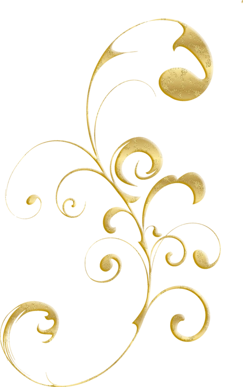 金色镂空花纹png