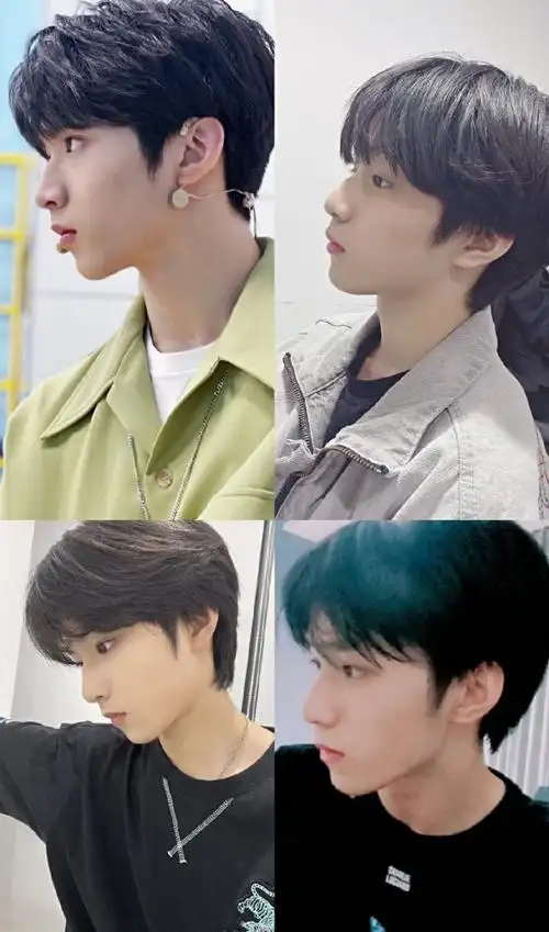 刘耀文侧颜照合集这就是帅而自知的男孩嘛