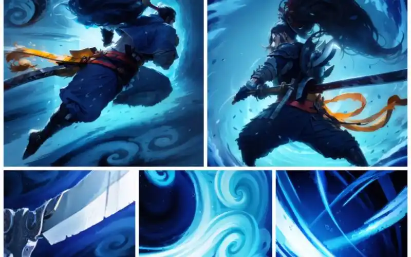 ai高清优化英雄联盟"亚索技能图标"