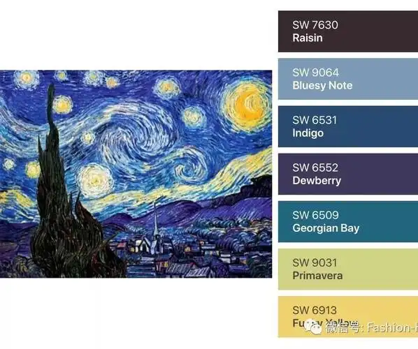 跟着至爱梵高油画电影的配色走进热泪盈眶的梵高故事fashion色彩