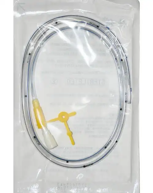 鼻胃肠管带导丝胃管鼻胃管鼻饲管老人喂流食用pvc材质ch14号11米送三