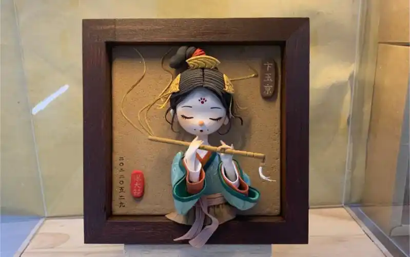 用粘土做一个古风美人~卞玉京