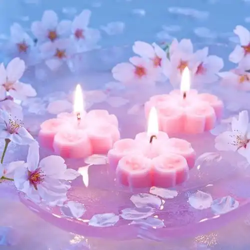 浪漫的蜡烛唯美意境画片