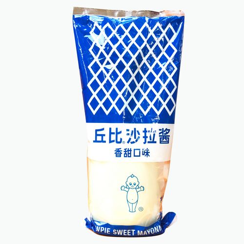 丘比沙拉酱香甜味1kg 水果蔬菜寿司沙拉酱丘比1公斤挤压瓶装家用