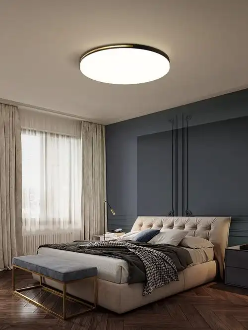 灯具现代简约卧室灯北欧风格卧室led吸顶灯创意个性房间书房灯具tmall