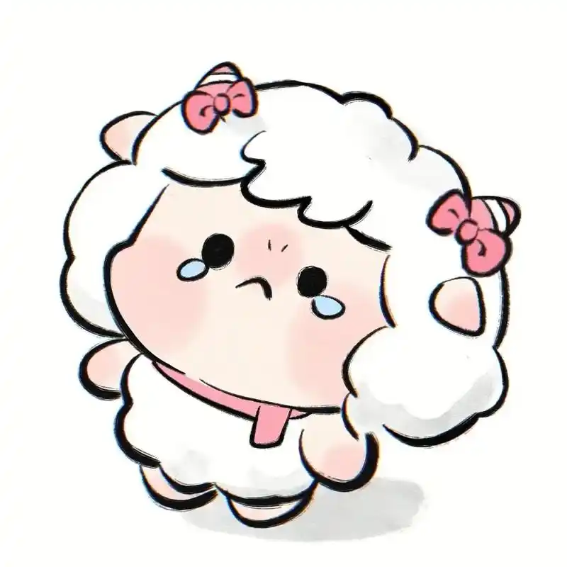 可爱小羊头像.#欢迎取图 #头像 #可爱 #羊 #分享照片 - 抖音