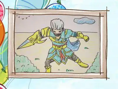 王者荣耀兰陵王简笔画●武器简笔画●武器的简笔画●现代武器简笔画