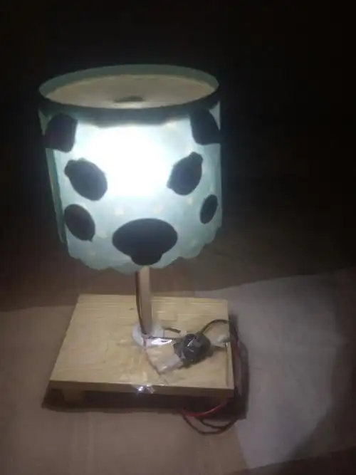 这样创意小台灯就做好啦.