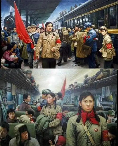 【名人繪畫】刘文昌文革题材(红卫兵)油画[52p] -  no.1画室 - .