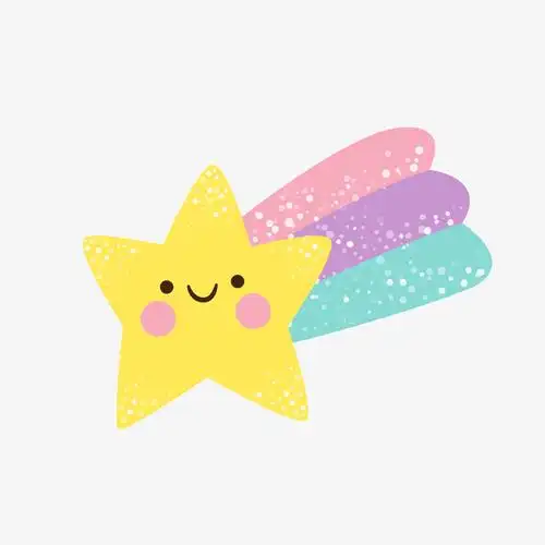 关键词 : 卡通星星,彩色,可爱,手绘星星,背景装饰,矢量图