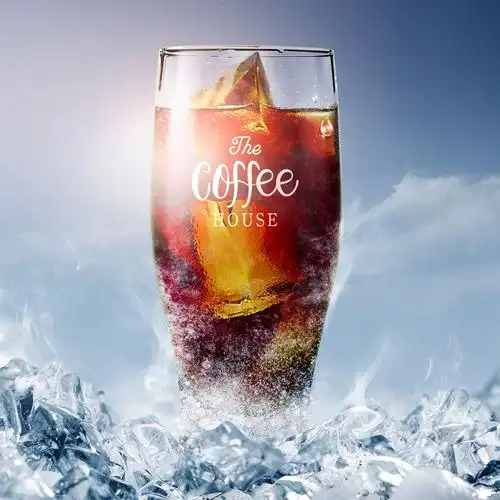 创意海报夏日冰凉可乐酒水饮料化妆品美工psd设计分层素材源文件