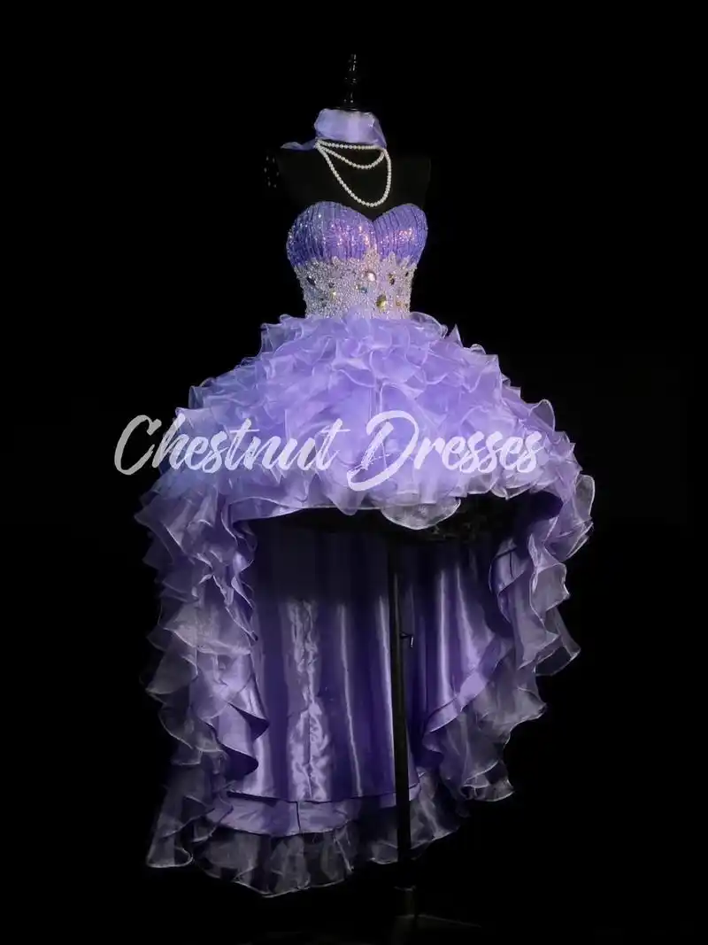 水母芭蕾(紫色)#公主的100条连衣裙 #礼服 #视觉冲击 - 抖音