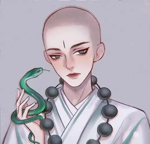 青蛇白蛇法海许仙手绘头像