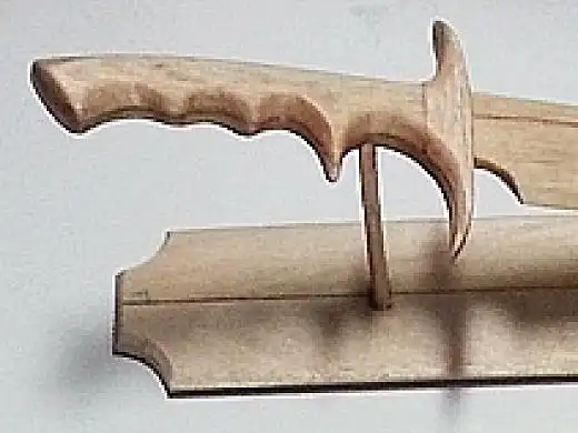 上传几把木刀(自己设计制作)