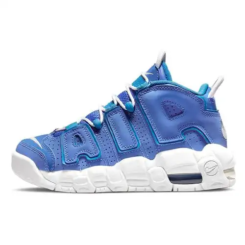 nike air more uptempo gs 皮蓬大air 北卡蓝 篮球鞋女dm1023-400