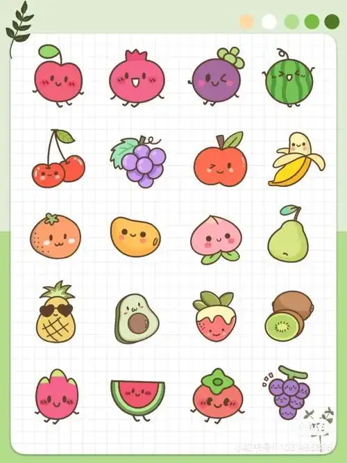 水果的简笔画水果的简笔画图片大全大图可爱