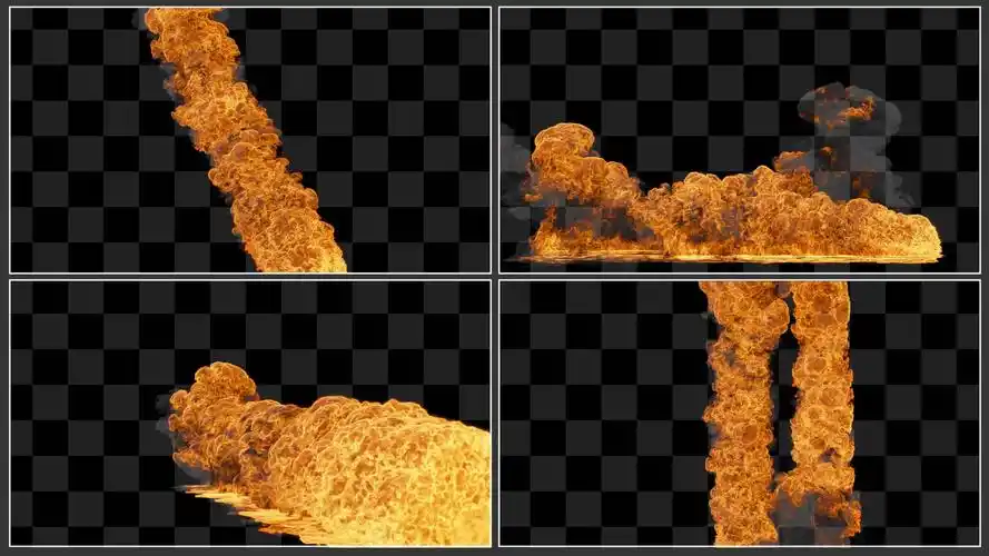 5款凝固汽油弹轰炸素材