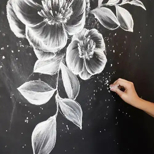 粉笔画超全粉笔画素材让你学会在黑板上变魔术