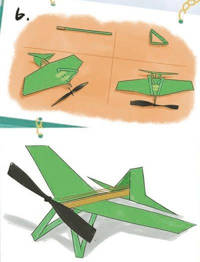 螺旋桨飞机制作方法