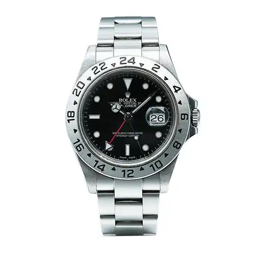 【98新】劳力士探险家型系列16570 黑盘男士机械腕表|91手表比价网