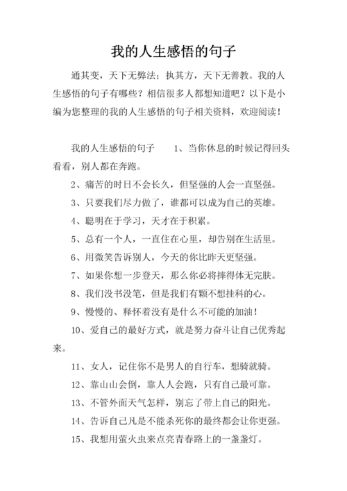 我人生感悟的句子.docx