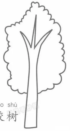 橡胶树简笔画_动漫人物_儿童简笔画大全_可乐云