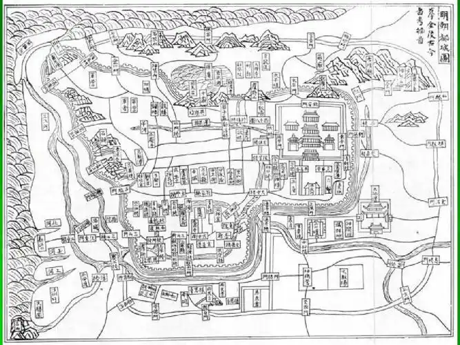 明朝时期全国地图