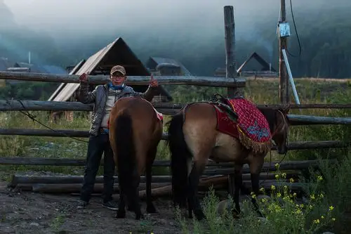 禾木最后的图瓦人村落