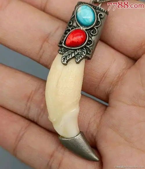 回血清理,蒙式狼牙吊坠-价格:80元-se84103143-其他牙制品-零售-7788